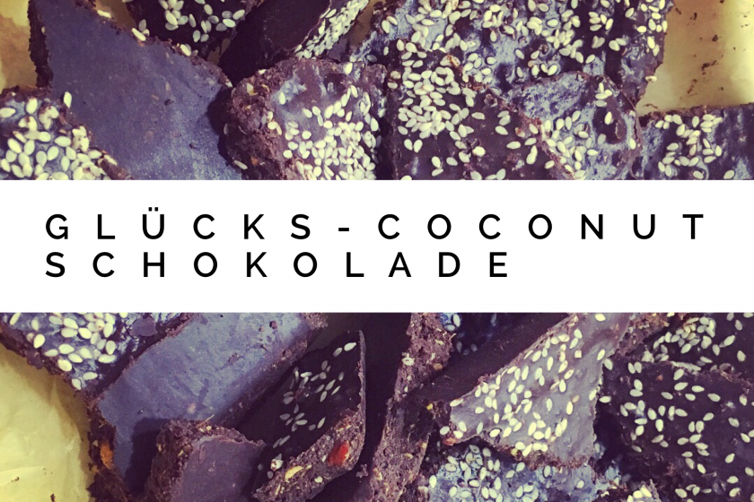 Glücks-Coconut-Schokolade – einmal zuckerfrei glücklich machen –