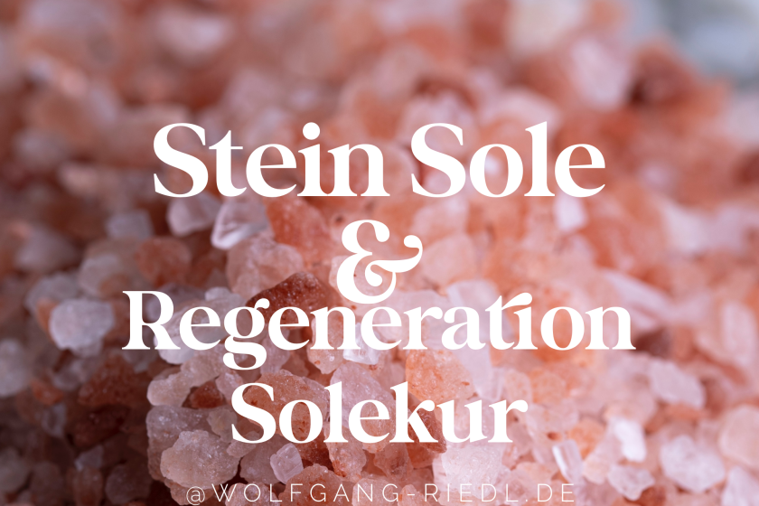 Stein Sole und Regeneration Solekur